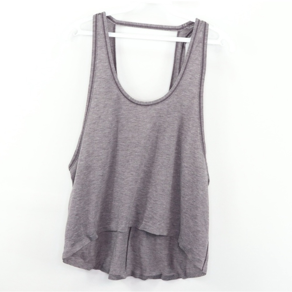 lululemon athletica Heathered Gray Tank Top